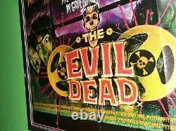 Original Movie Poster The Evil Dead 1982 UK British Quad NM 9 Bruce Campbell