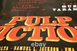 Original Pulp Fiction Quad Poster 1994 UK DS Double Sided Tarantino