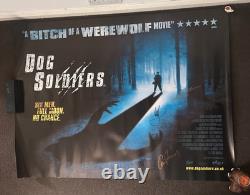 Original Quad, Dog Soldiers Poster Signed by Pertwee, Morfitt, Conway, Marshall