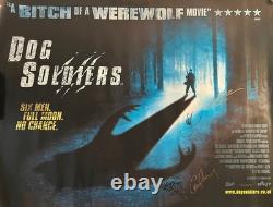 Original Quad, Dog Soldiers Poster Signed by Pertwee, Morfitt, Conway, Marshall