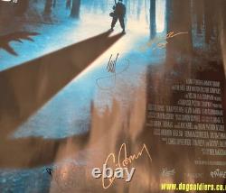 Original Quad, Dog Soldiers Poster Signed by Pertwee, Morfitt, Conway, Marshall