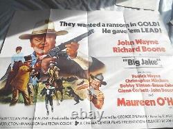 Original Quad film poster. Big Jake. John Wayne. Richard Boone. Maureen O'Hara