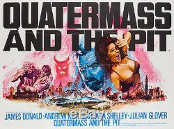 Original Quatermass and the Pit, UK Quad, Film/Movie Poster 1967, Chantrell