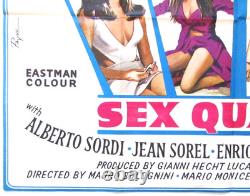 Original Sex Quartet UK Quad Film Poster 1966