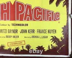 Original'South Pacific' Quad Movie / Film Poster, Rogers & Hammerstein