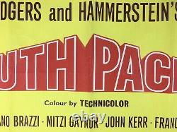 Original'South Pacific' Quad Movie / Film Poster, Rogers & Hammerstein