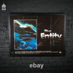 Original'THE ENTITY' Quad Movie Poster in Black Frame