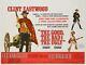 Original The Good, The Bad And The Ugly, Uk Quad, Film/movie Poster 1966, Linen