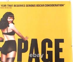 Original The Notorious Bettie Page UK Quad Double Sided Film Poster 1970