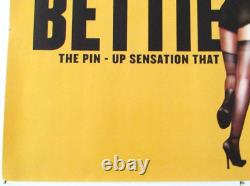 Original The Notorious Bettie Page UK Quad Double Sided Film Poster 1970