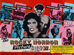 Original The Rocky Horror Picture Show, UK Quad, Linen Film/Movie Poster 1975
