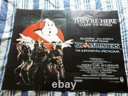 Original UK Quad Cinema / Film Poster Ghostbusters 40 x 30 (1984)