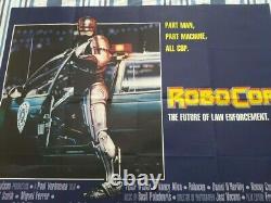 Original UK Quad Cinema / Film Poster Robocop 40 x 30 (1987)
