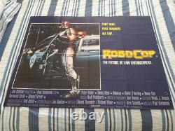 Original UK Quad Cinema / Film Poster Robocop 40 x 30 (1987)
