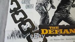 Original UK Quad Film Poster'The Defiant Ones' 1958