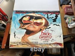 Original UK Quad Poster Fear and Loathing In Las Vegas 1998 Johnny Depp Hunter S