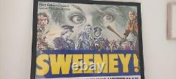 Original UK Quad Sweeney! Film Poster. 1977 Framed