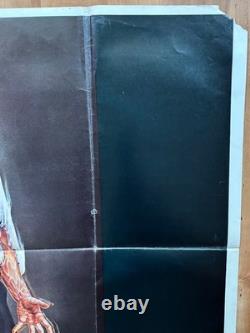 Original UK folded Quad Film Poster SCANNERS'81 good cond