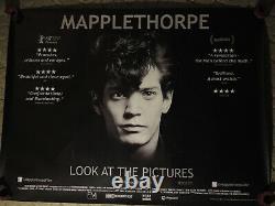 Original UK quad film poster Robert Mapplethorpe Photography, self portrait film