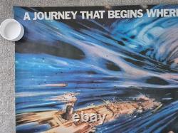 Original Unfolded / Rolled 1979 THE BLACK HOLE Quad Cinema Film / Movie Poster