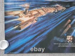 Original Unfolded / Rolled 1979 THE BLACK HOLE Quad Cinema Film / Movie Poster