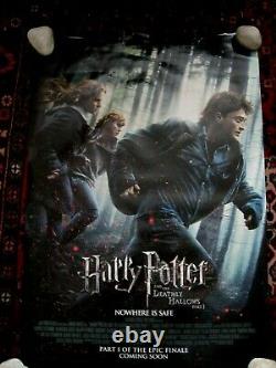 Original film movie quad poster Harry Potter -Deathly Hallows part 1