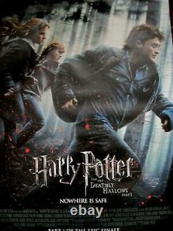 Original film movie quad poster Harry Potter -Deathly Hallows part 1