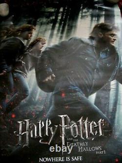 Original film movie quad poster Harry Potter -Deathly Hallows part 1