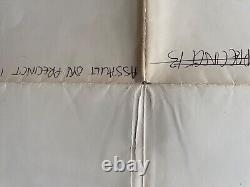Original folded Uk quad poster ASSAULT ON PRECINCT 13 1976 v good condition