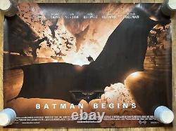 Original movie Poster, Batman Begins, 2005, UK quad full size