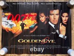 Original movie Poster, Goldeneye, 1995, UK quad full size