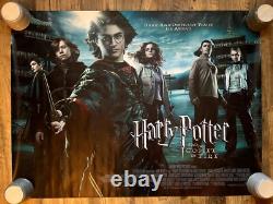 Original movie Poster, Harry Potter Goblet of Fire, 2005 UK quad full size
