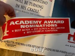 Original movie Poster, Heat, 1995, ultra rare version UK quad full size