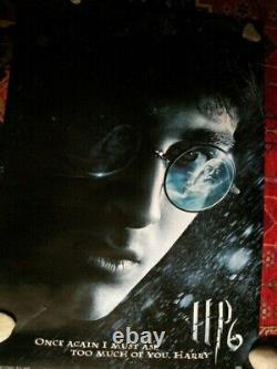 Original quad Movie Film poster- Harry Potter Advance HP6