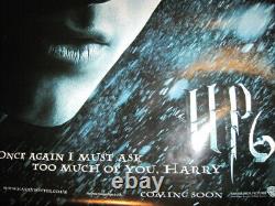 Original quad Movie Film poster- Harry Potter Advance HP6