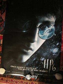 Original quad Movie Film poster- Harry Potter Advance HP6