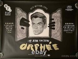 Orphee Original Quad Movie Cinema Poster Jean Cocteau Marais BFI 2018 RR