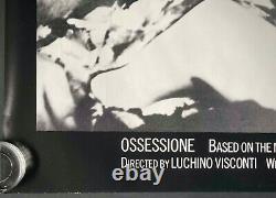 Ossessione Original Quad Movie Cinema Poster Luchino Visconti BFI RR