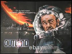 Outland Original Quad Movie Poster Sean Connery 1981