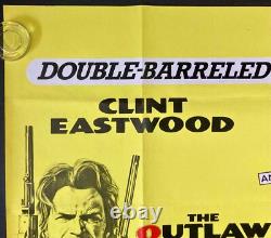Outlaw Josey Wales / Magnum Force Original Quad Movie Poster Clint Eastwood