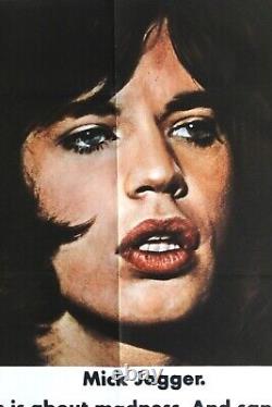 PERFORMANCE, Mick Jagger vintage U. K. Quad movie poster original 1970