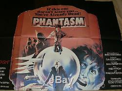 PHANTASM Original 1979 British Quad Movie Poster, 30 x 40, C8 Very Fine