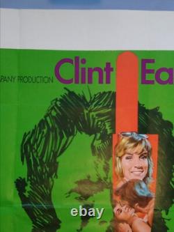 PLAY MISTY FOR ME (1971) original UK quad movie poster CLINT EASTWOOD