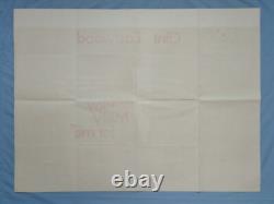 PLAY MISTY FOR ME (1971) original UK quad movie poster CLINT EASTWOOD