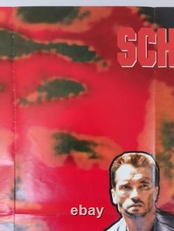 PREDATOR (1987) original UK quad poster Arnold Schwarzenegger horror sci-fi