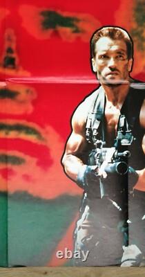 PREDATOR (1987) superb condition original UK quad movie poster SCHWARZENEGGER