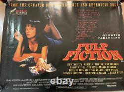 PULP FICTION (1994) UK Quad Double Sided Movie Poster -Cosmetic Damage
