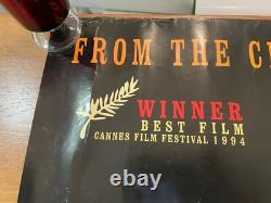 PULP FICTION (1994) UK Quad Double Sided Movie Poster -Cosmetic Damage