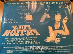 PULP FICTION (1994) UK Quad Double Sided Movie Poster -Cosmetic Damage