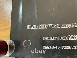 PULP FICTION (1994) rare DOUBLE-SIDED original UK QUAD POSTER -Cosmetic Damage